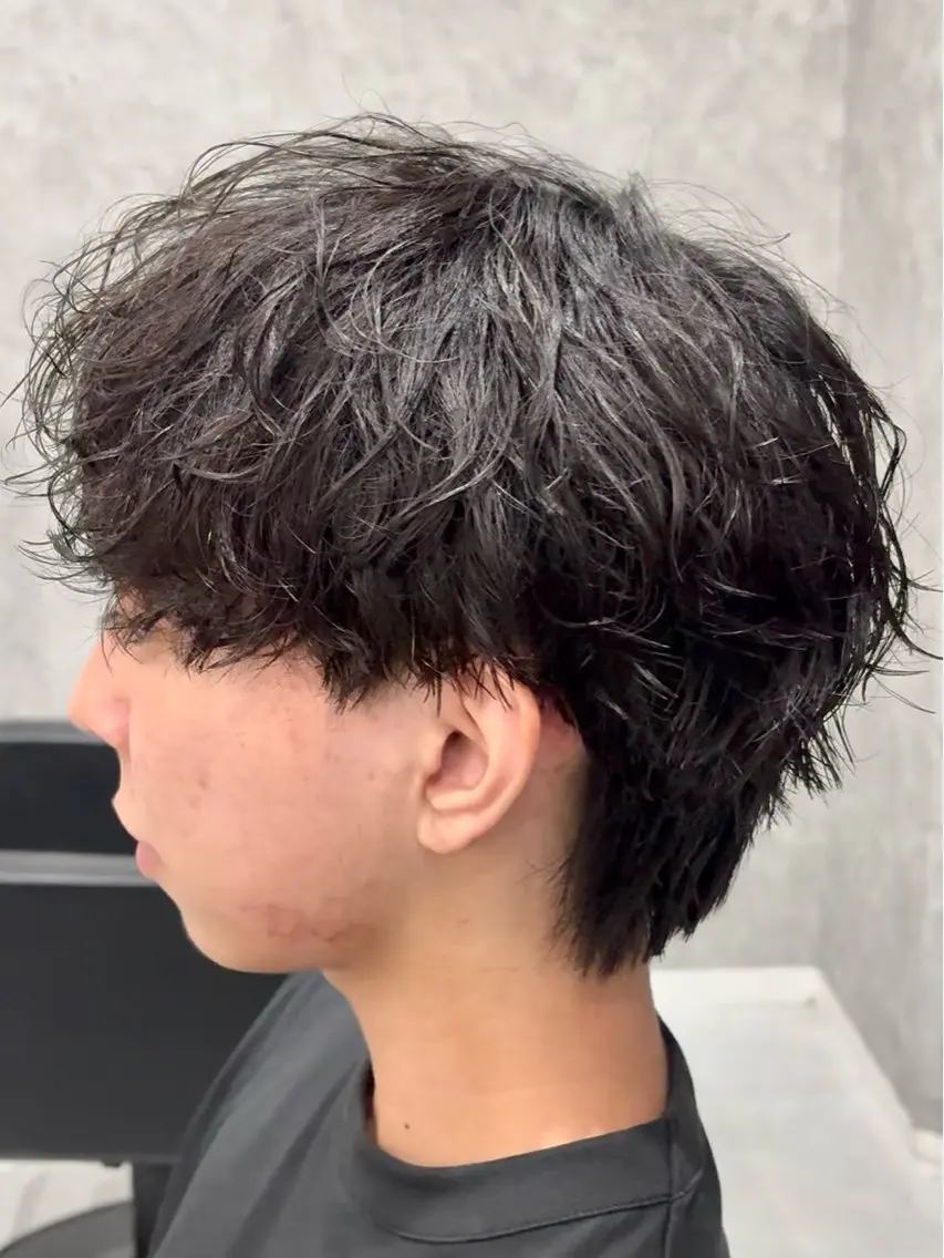 パーマ メンズ メンズパーマ 💫メンズパーマ特化 美容師💫 真裟斗のヘアスタイル