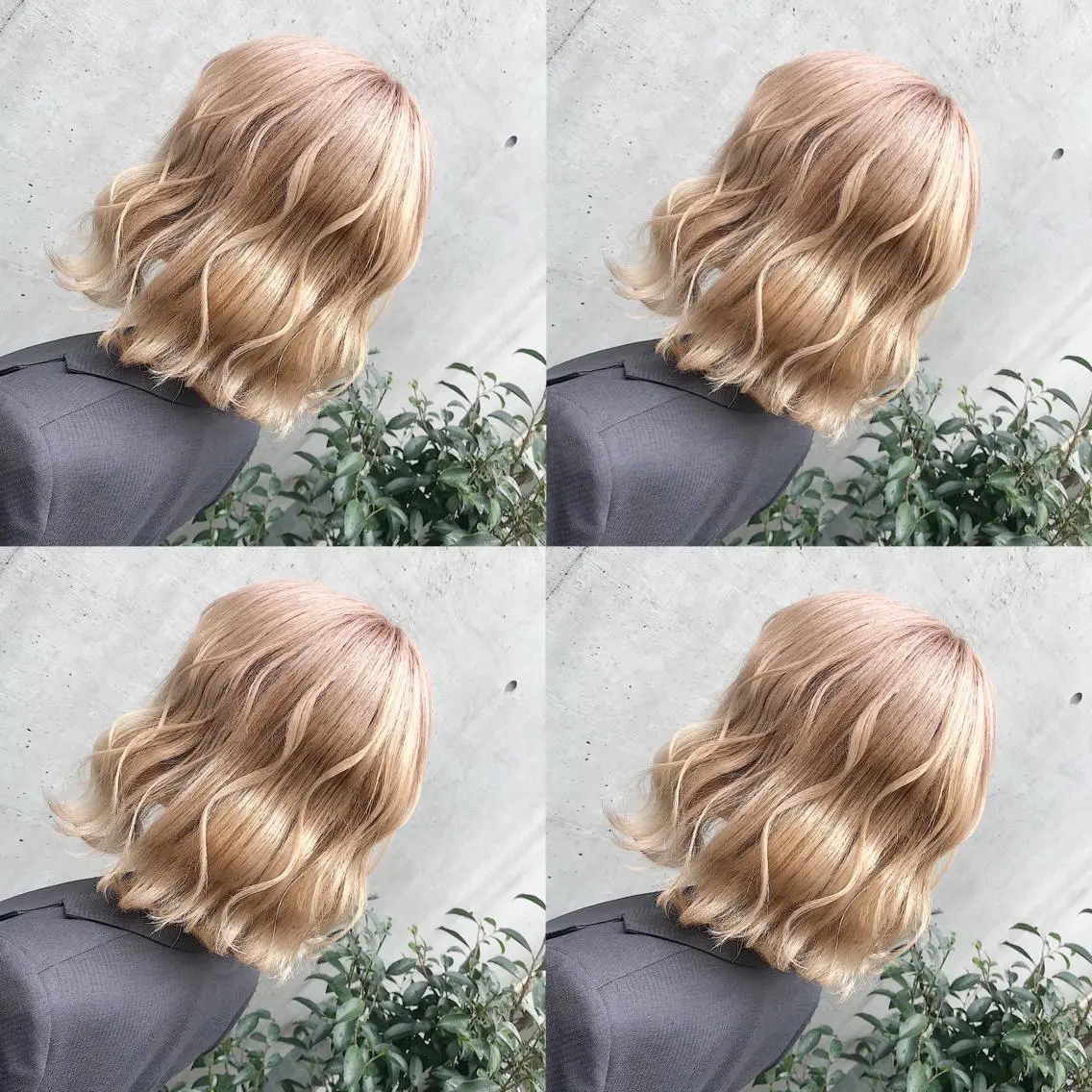 ミディアム カラー ヘアアレンジ ヘアカラー トリートメント TAKUMAブリーチ /切りっぱなし🪽のヘアスタイル