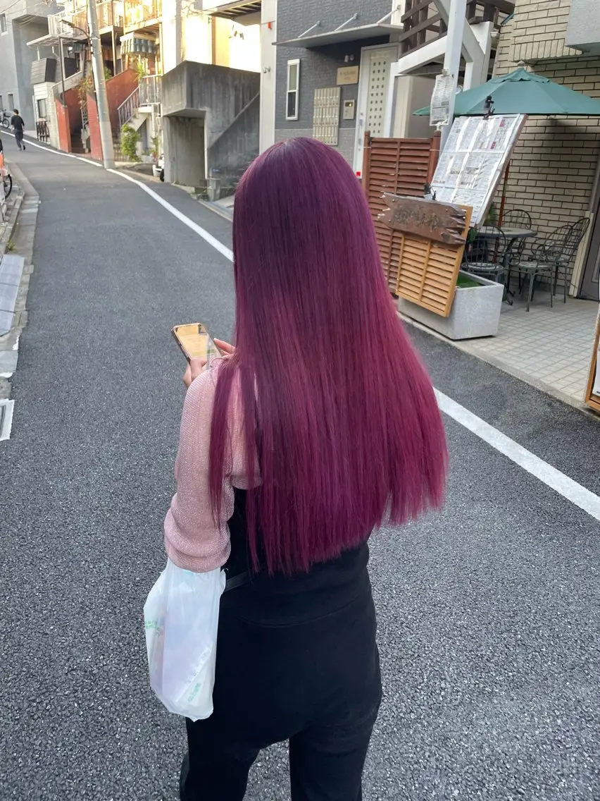 ロング 似合わせカット/ デザインカラー🦄のヘアスタイル