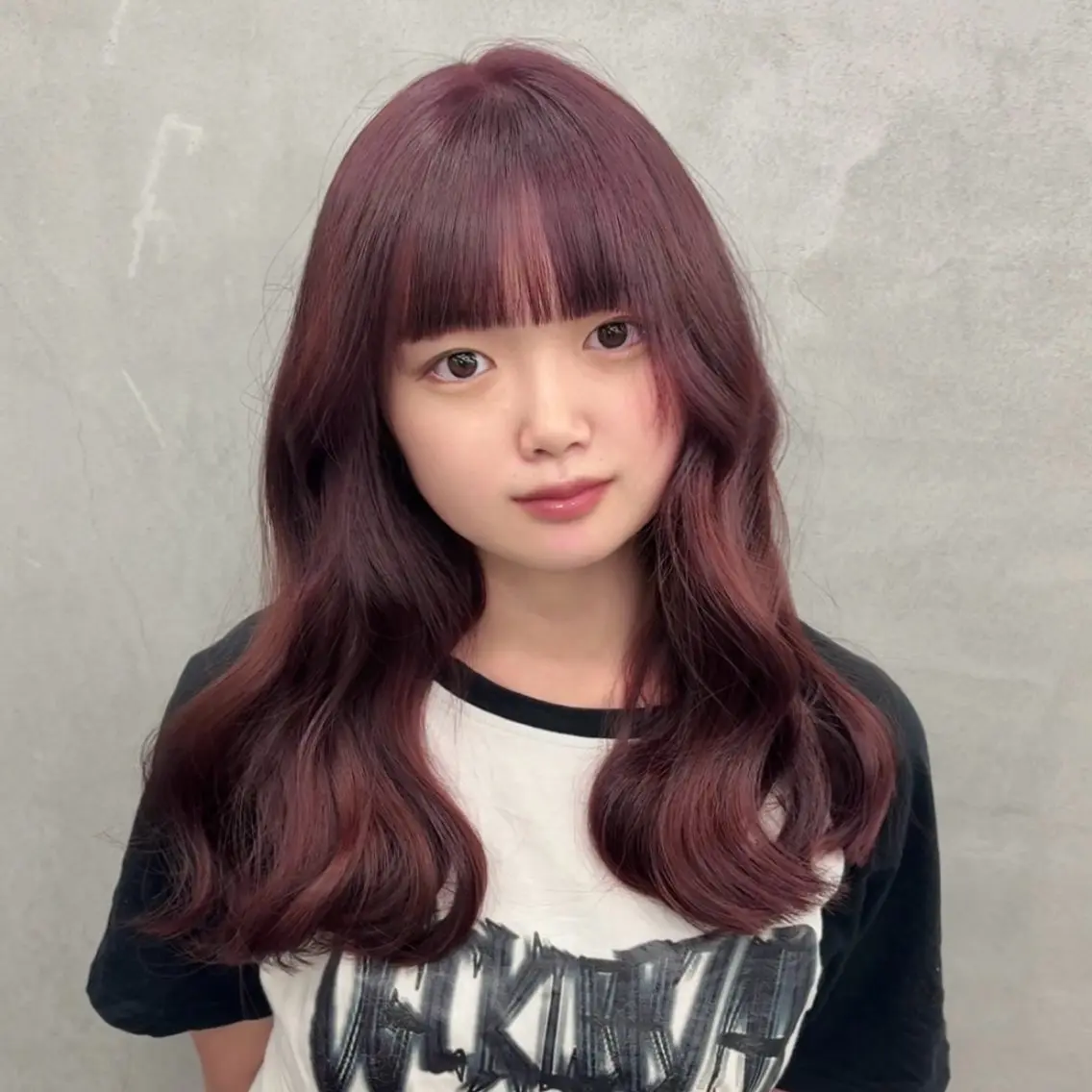 セミロング カラー 🤍Suzuka🤍 ハイトーン/ブリーチのヘアスタイル
