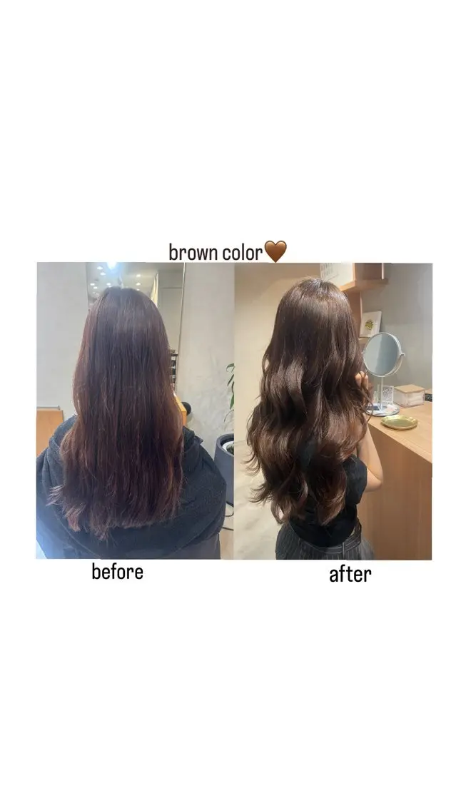 ロング ヘアカラー AMATORA SPA/福井美悠のヘアスタイル