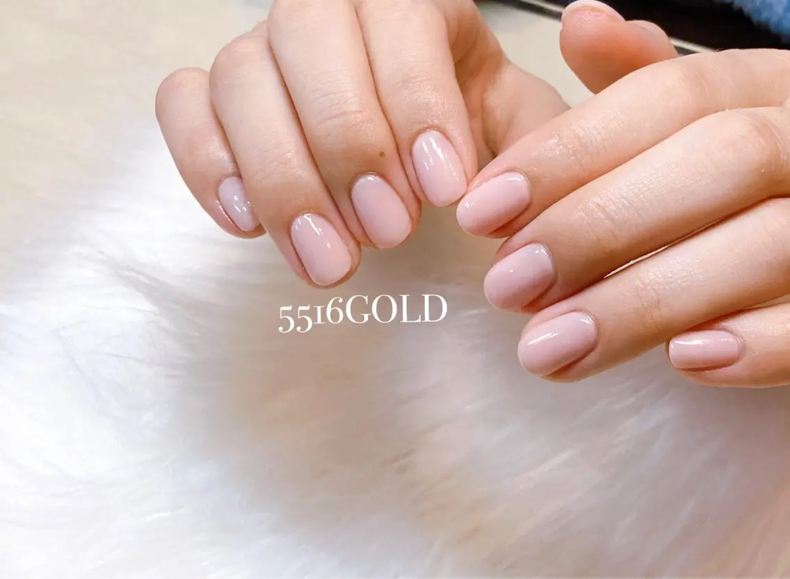 ネイル ワンカラーネイル ピンク 💎5516 MACHIKOのネイルデザイン