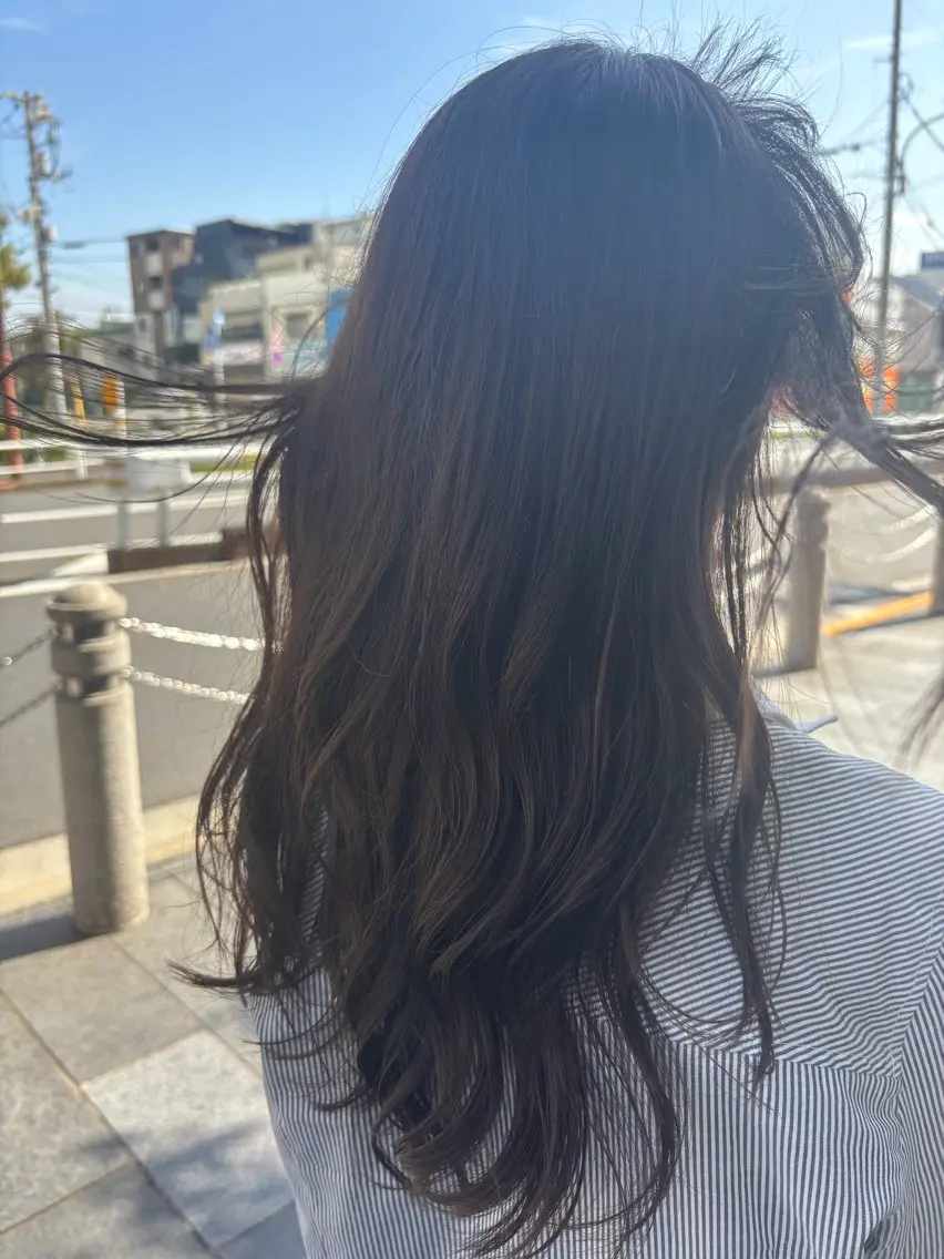 ロング カラー 🐰K+Plus🐰 まゆ🐰のヘアスタイル