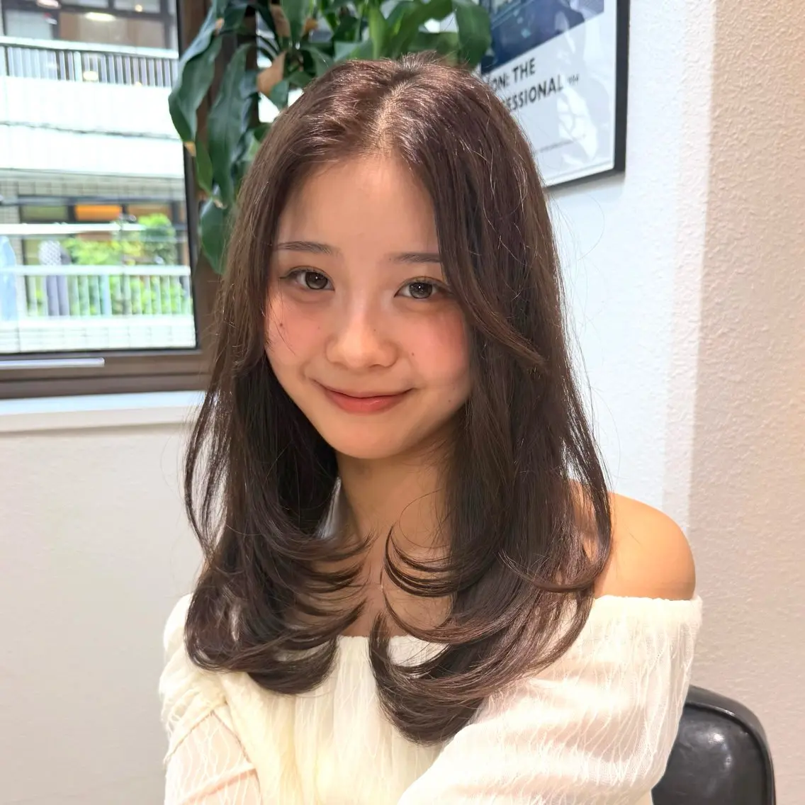ロング カット ヘアカラー トリートメント レイヤーカット 縮毛矯正 高杉颯汰のヘアスタイル