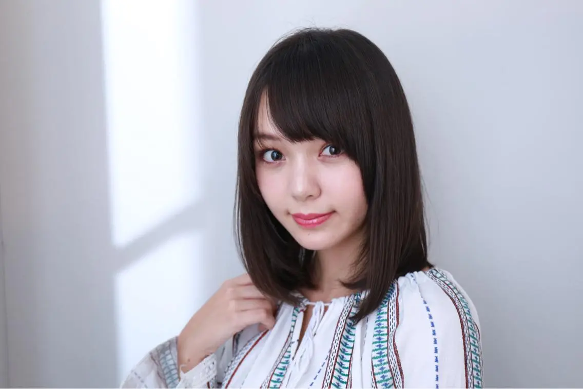 セミロング カラー パーマ ストレートパーマ カット ヘアカラー 可愛いを作る神 ナオヒロのヘアスタイル