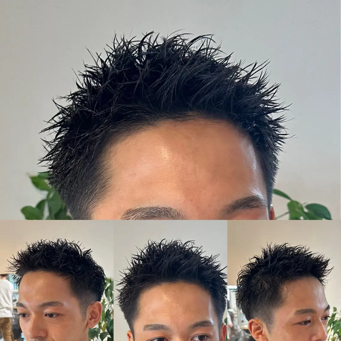 ショート パーマ メンズ メンズパーマ スパイキーショート ツイストスパイラルパーマ ショートヘア スパイラルパーマ 【メンズ職人】 ✂️佐藤友のヘアスタイル
