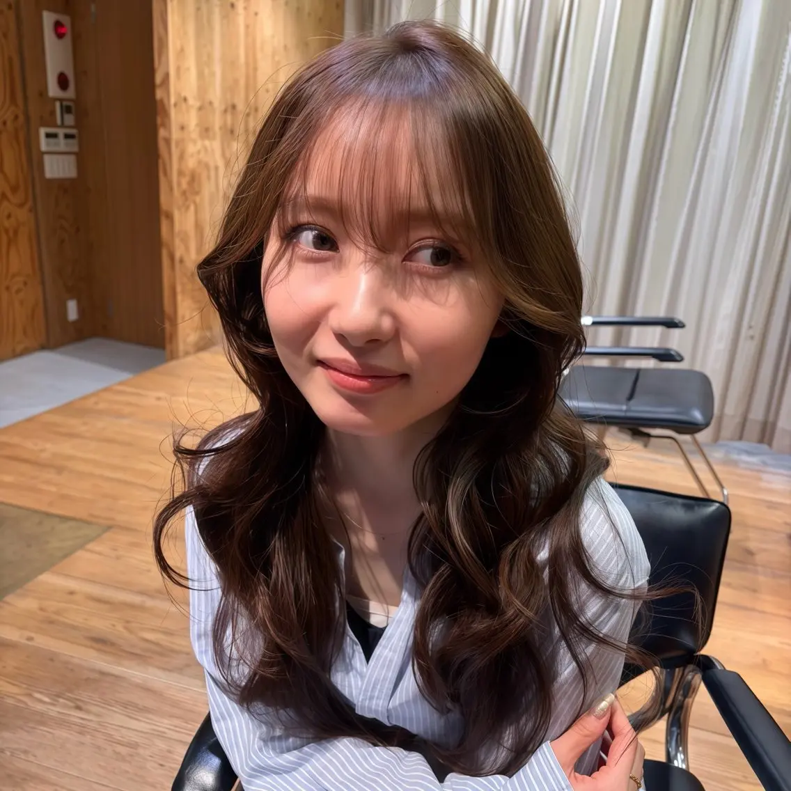 ロング 髪質改善 レイヤーカット カット ヘアカラー トリートメント 韓国ヘア/ 髪質改善特化谷名勇輝のヘアスタイル
