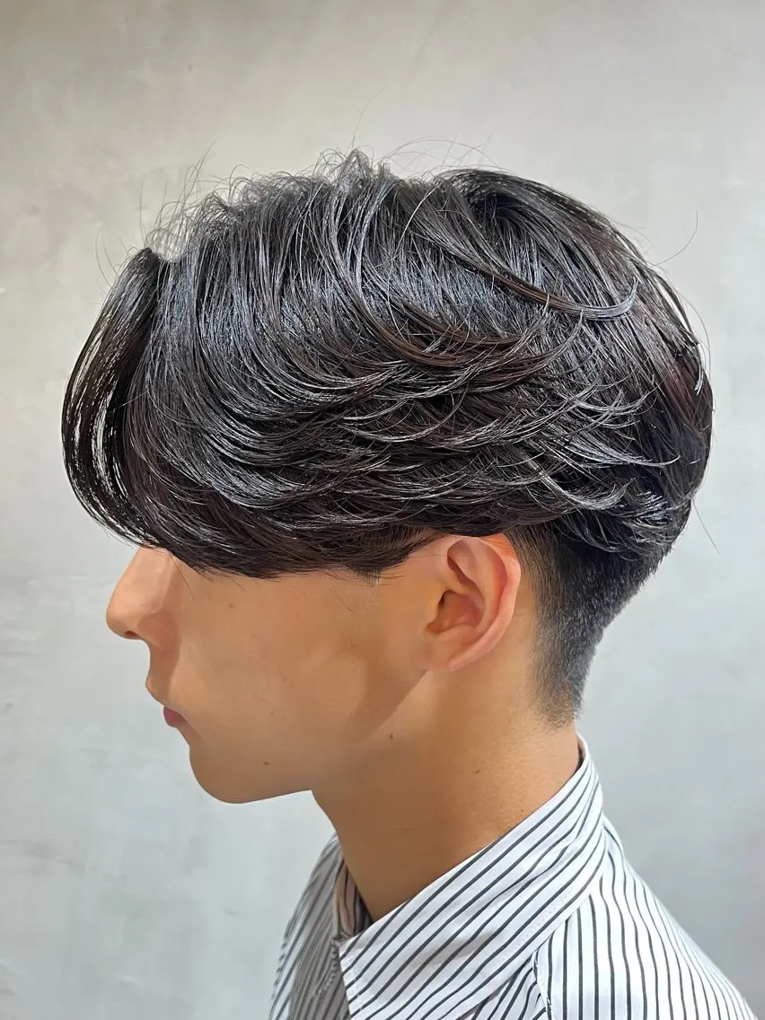 メンズカット+パーマの写真