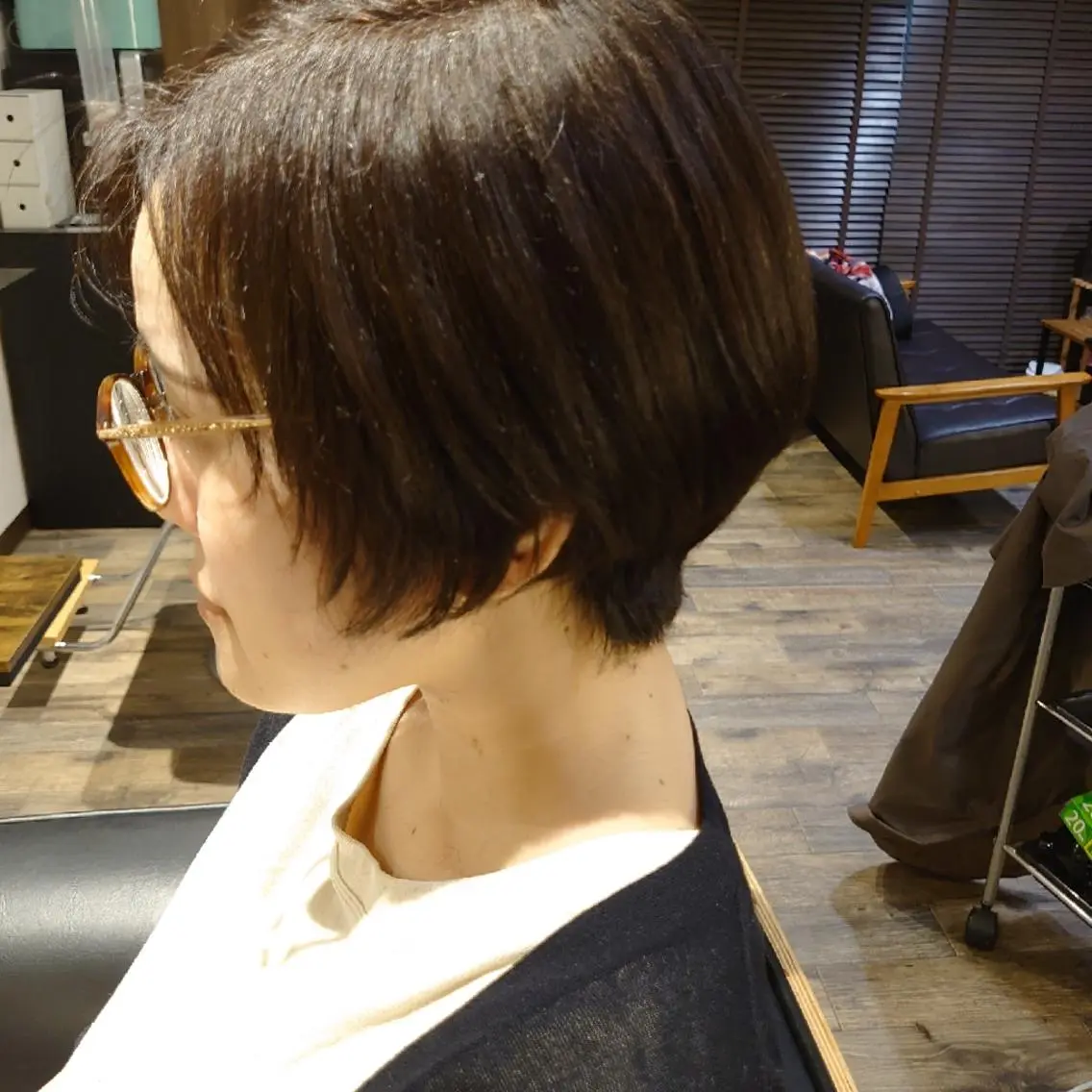 ショート カラー ショートヘア カット ヘアカラー トリートメント 工藤 裕樹のヘアスタイル