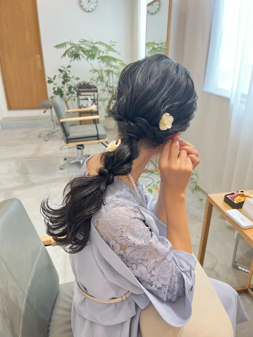ヘアセット yu koのヘアスタイル