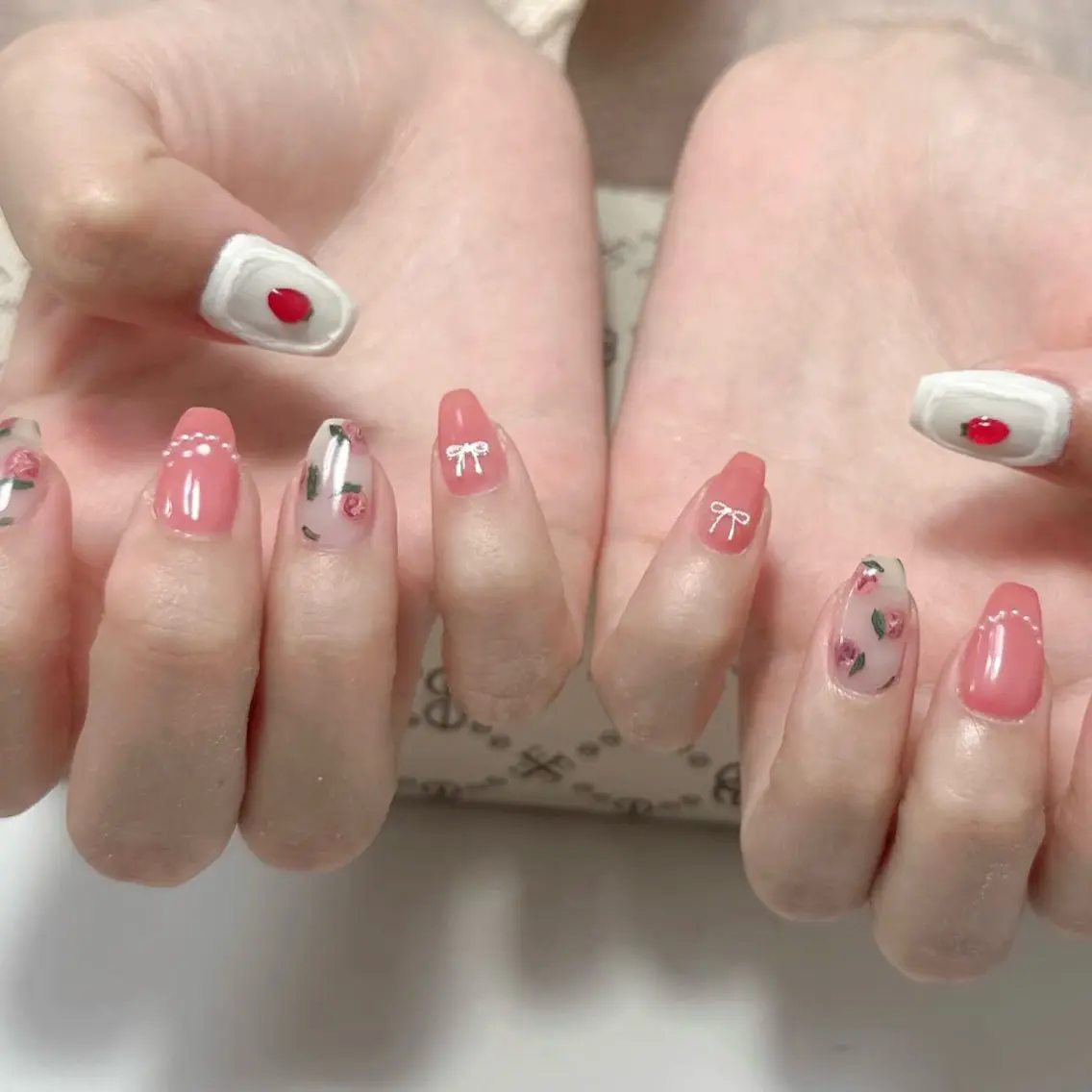 ネイル ハンドネイル すいか 🍉のネイルデザイン