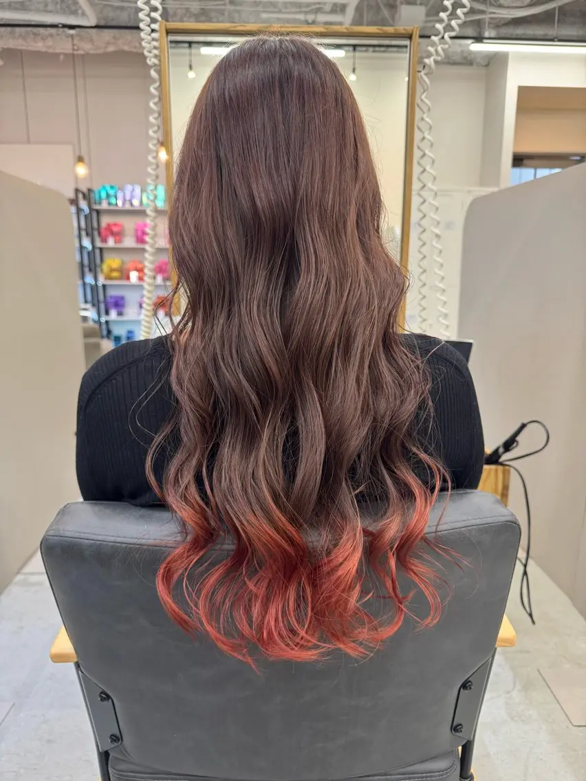 ロング カラー 原田 裕太のヘアスタイル
