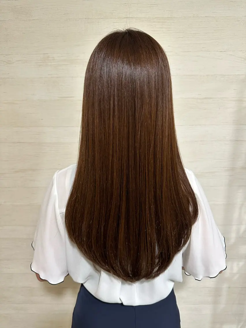 ロング レイヤーカット カット タジマ ヤスヒサのヘアスタイル