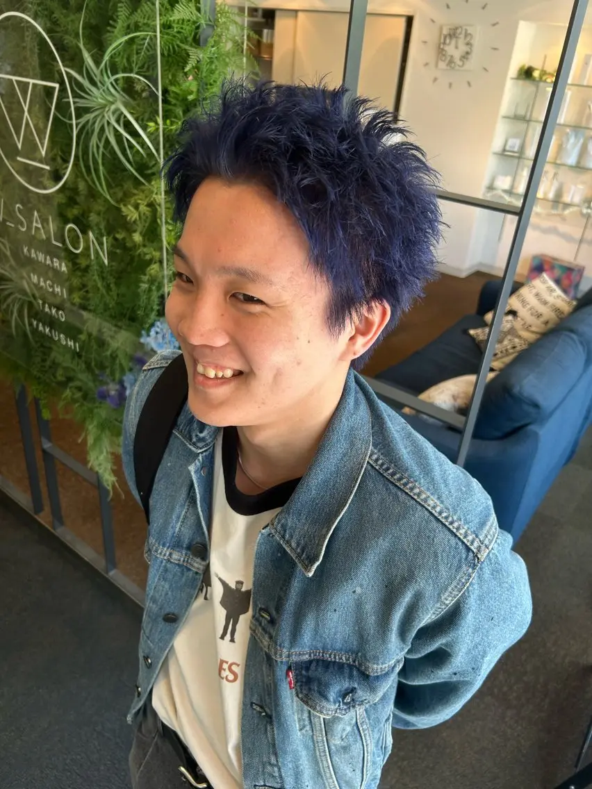 カラー メンズ ヘアカラー yunosuke/艶 カラーw-salonのヘアスタイル