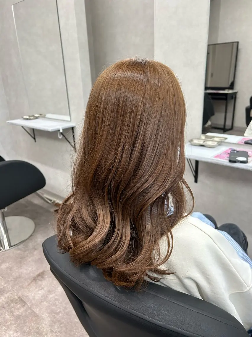 カラー ブリーチ ダブルカラー ブリーチなしカラー ヘアカラー トリートメント 筑紫野美容師 すずのヘアスタイル