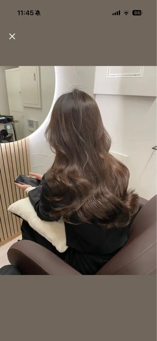 ヘアアレンジ カット ヘアカラー トリートメント ヘアセット 盛れる艶カラー× レイヤーカット/咲来のヘアスタイル