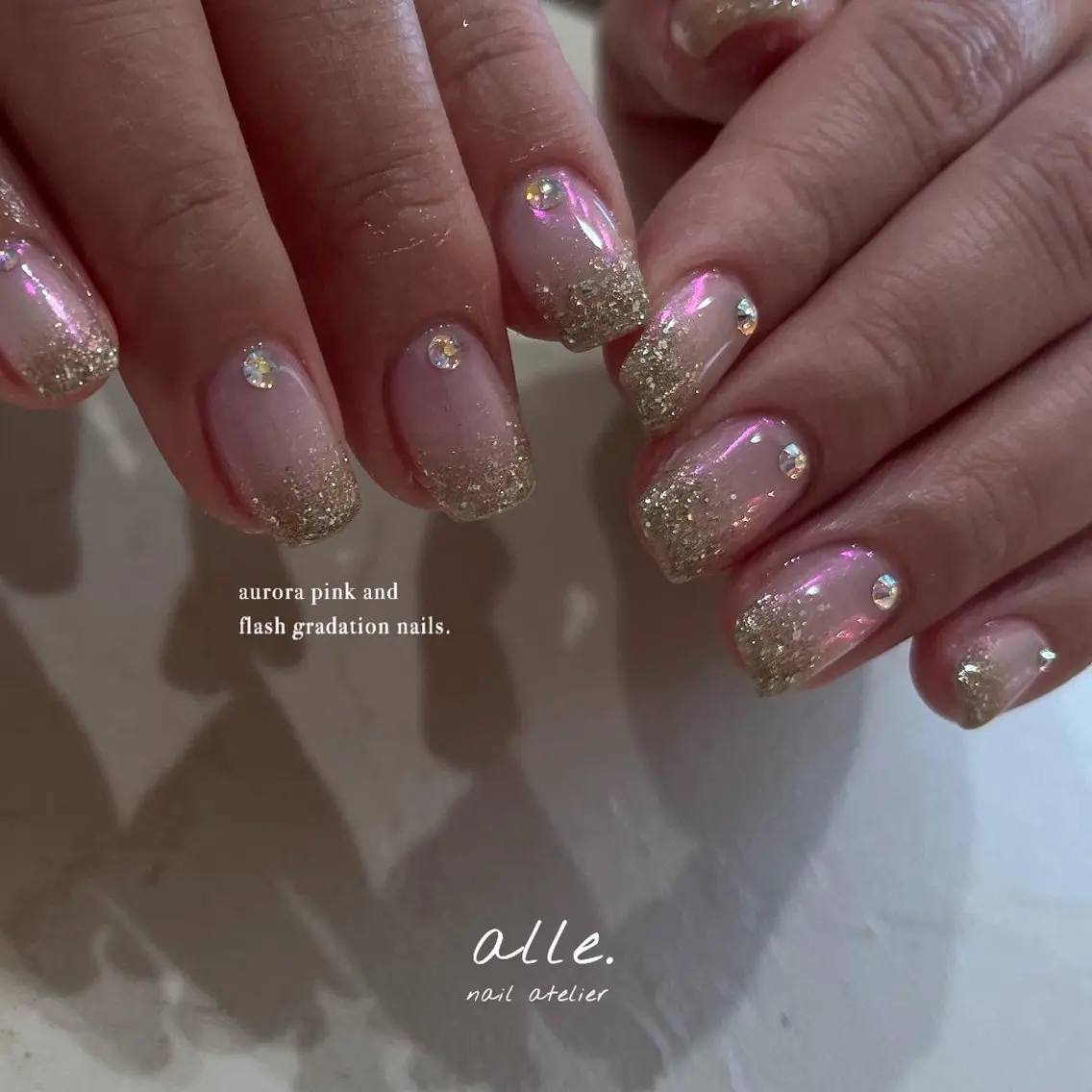 ネイル ハンドネイル atelier alle.のネイルデザイン