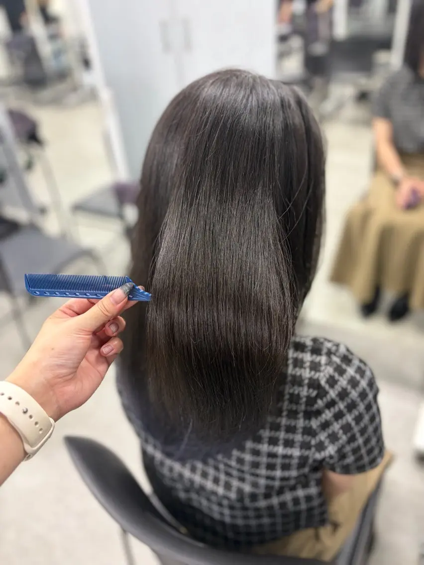 ロング カラー ヘアアレンジ ヘアカラー トリートメント さくら🍒 暖色カラー/髪質改善のヘアスタイル