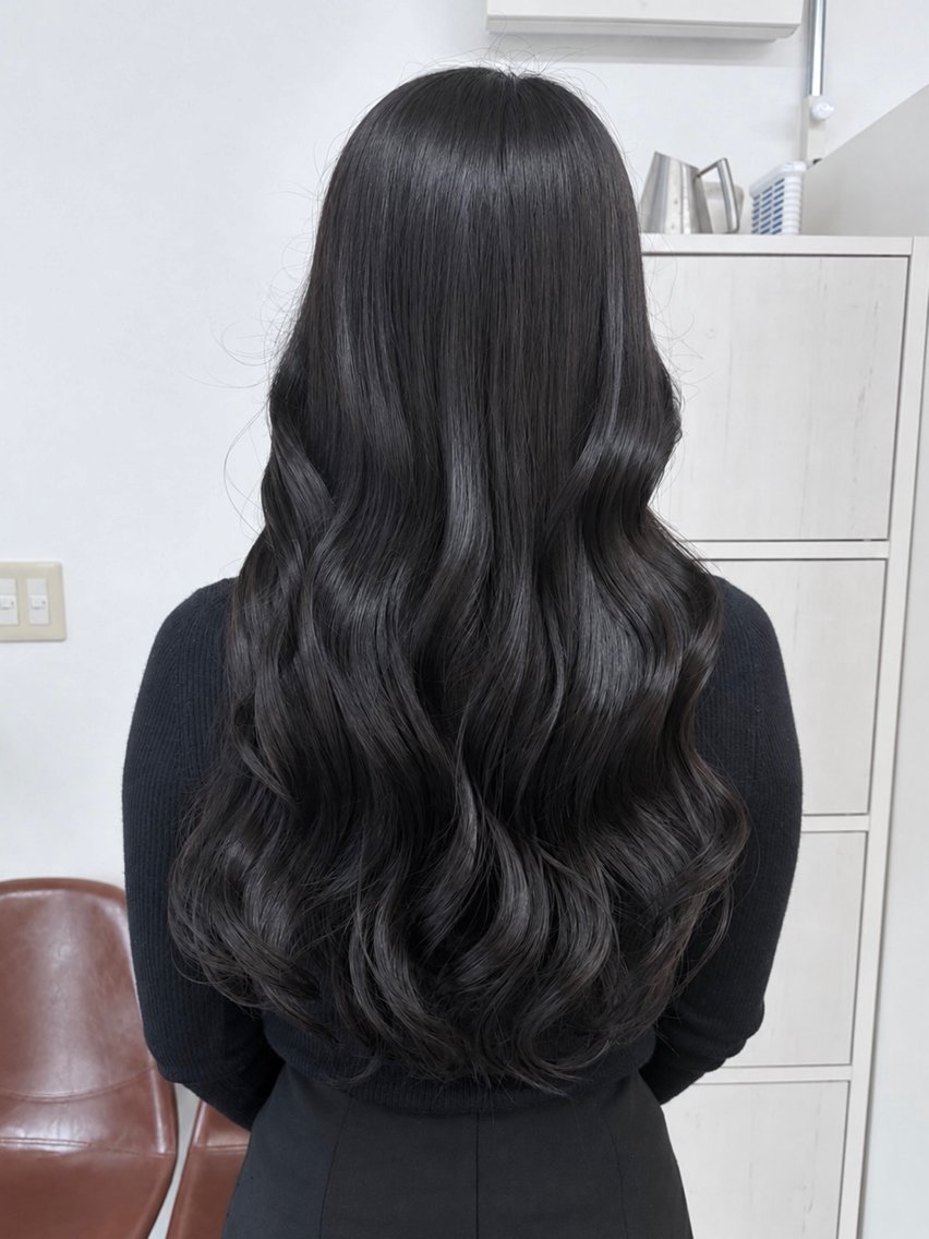 ロング カラー カット ヘアカラー トリートメント 女性専門サロン luna【moka】のヘアスタイル
