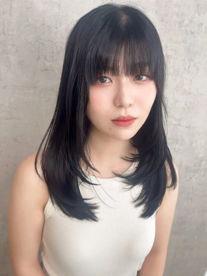 セミロング KAEDE🎀 縮毛矯正＆パーマ特化のヘアスタイル