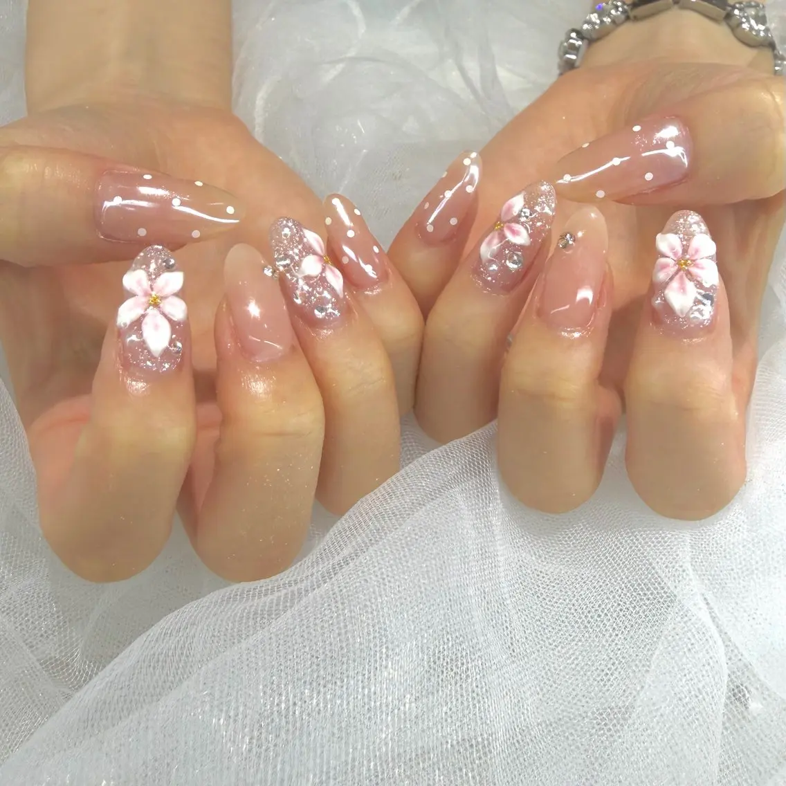 ネイル キラキラネイル 持ち込み ハンドネイル ちゃ～み～nail ひよりのネイルデザイン