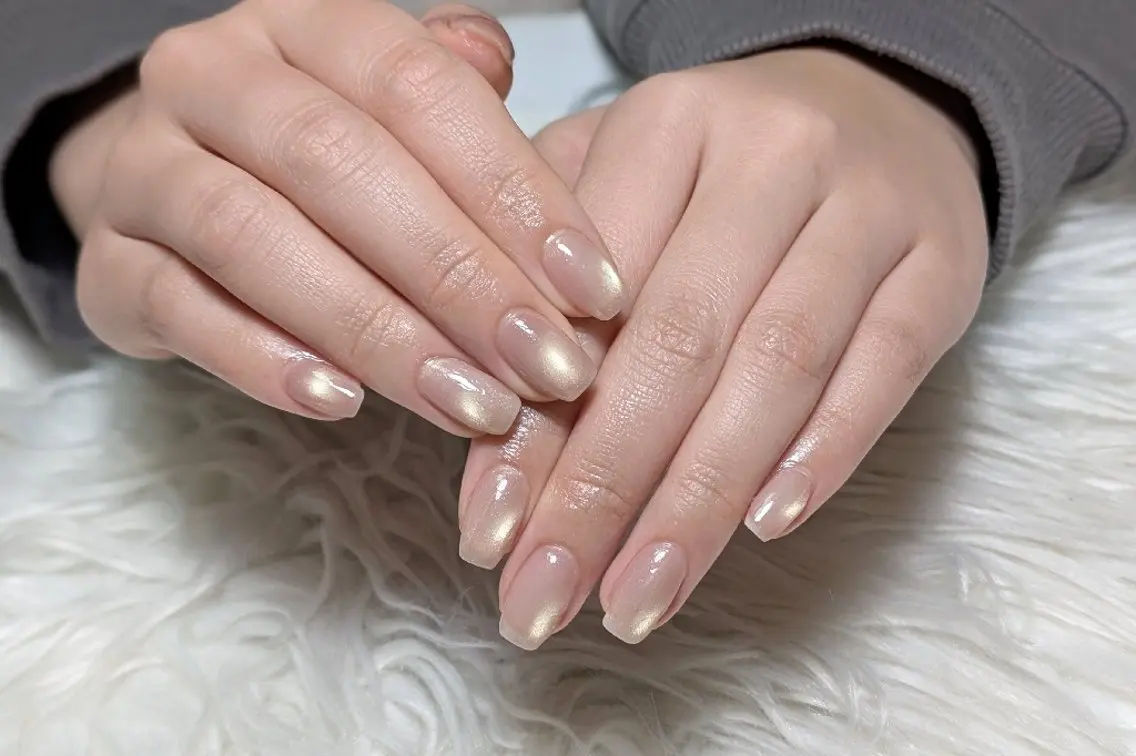 ネイル マグネットネイル シンプルネイル m&pPrivate nailsalonのネイルデザイン