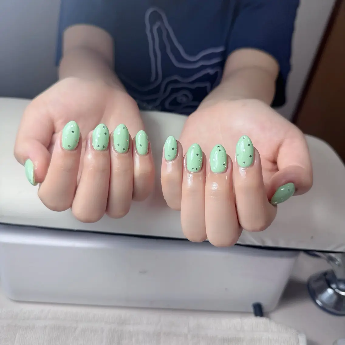 ネイル チークネイル フレンチネイル グラデーション 韓国ネイル マグネットネイル Hana Nailのネイルデザイン