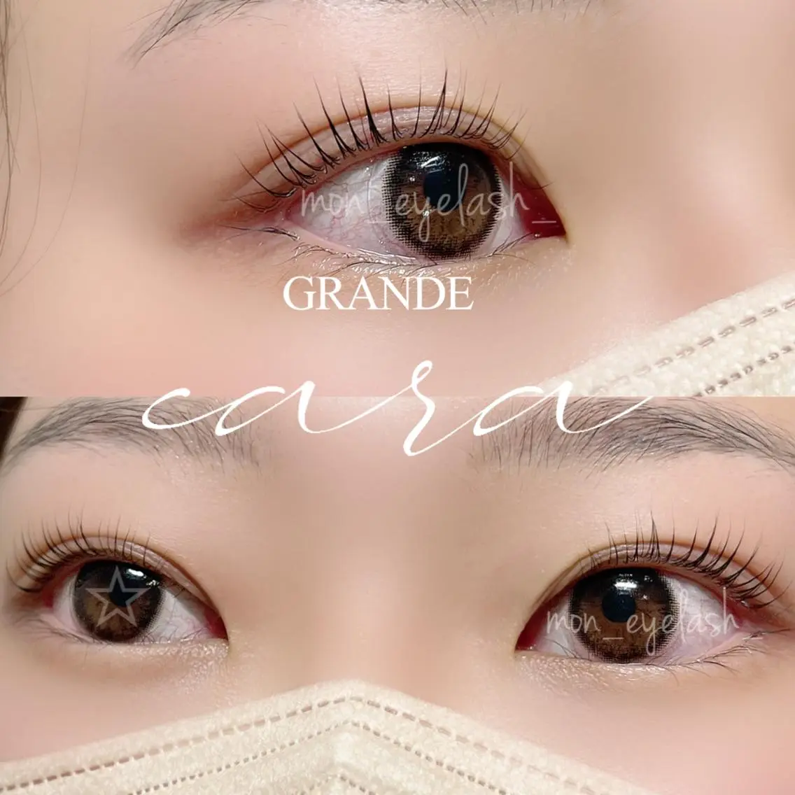 マツエク・マツパ アイブロウ パリジェンヌラッシュリフト マツパ GRANDEcara 栄 Miki🍀のマツエク・マツパデザイン