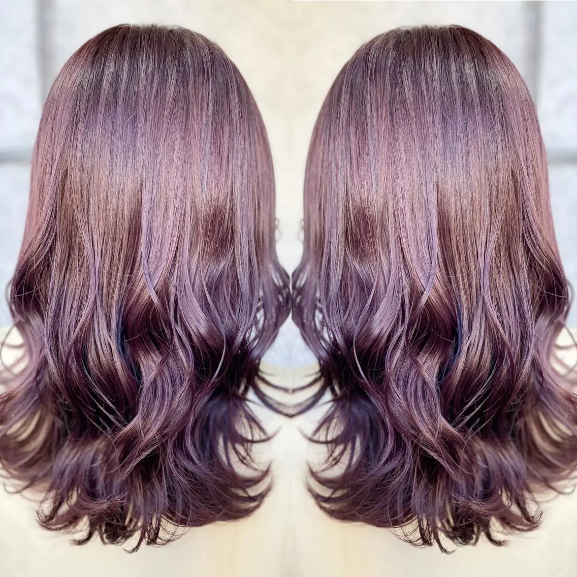 ミディアム カラー パーマ ヘアアレンジ アッシュ バレイヤージュ ベージュカラー ブリーチ 透明感カラー ヘアカラー トリートメント 👑指名率No.1 👑坂口飛翔のヘアスタイル