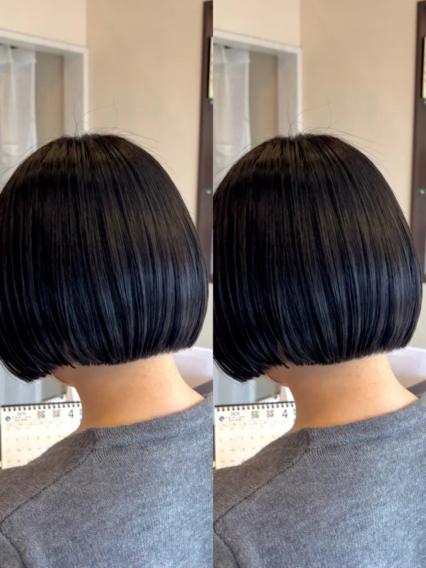 ショート ボブ カット トリートメント レイヤー/ボブ ｜ヨシダユウセイのヘアスタイル