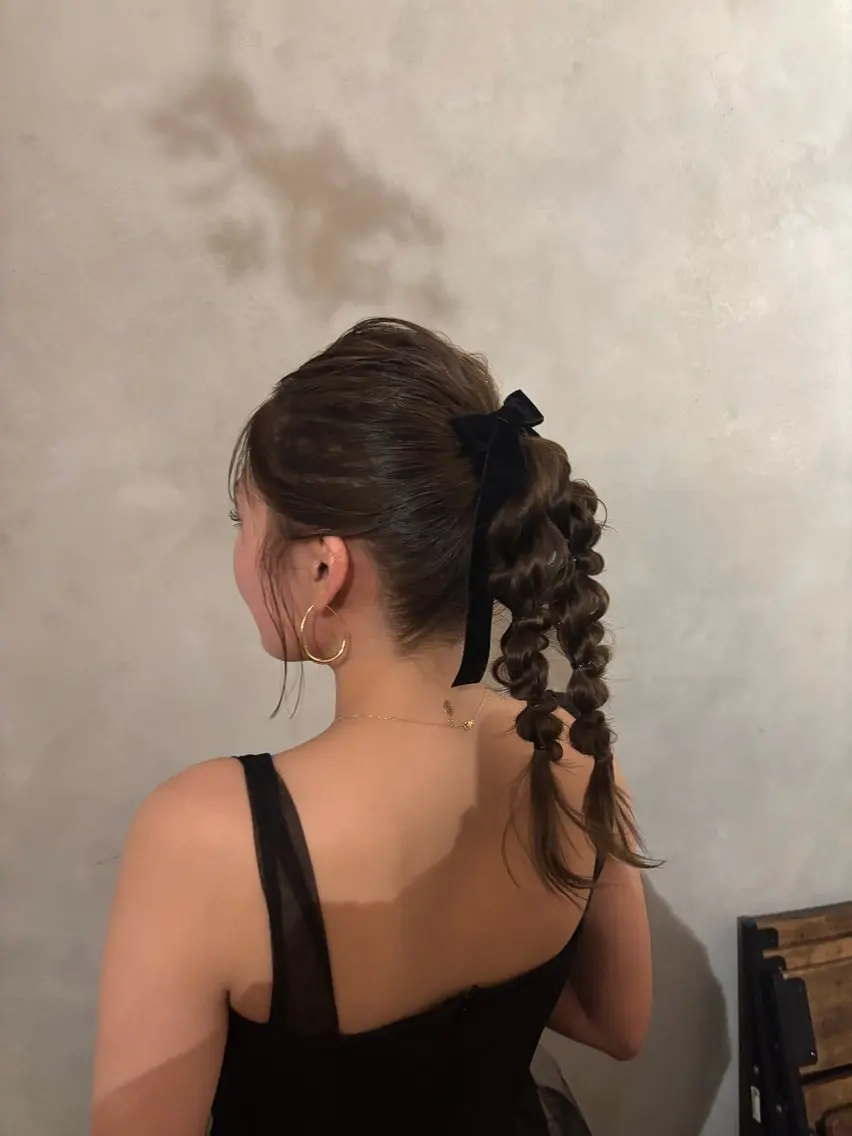 セミロング ヘアセット ROZAgerme 落海一花🦋のヘアスタイル