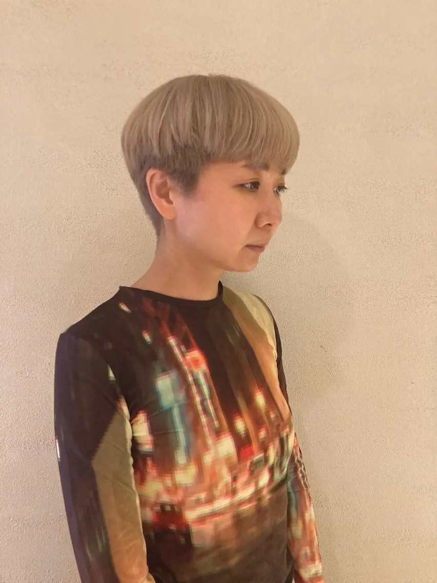 カラー ヘアカラー 中山 千尋のヘアスタイル