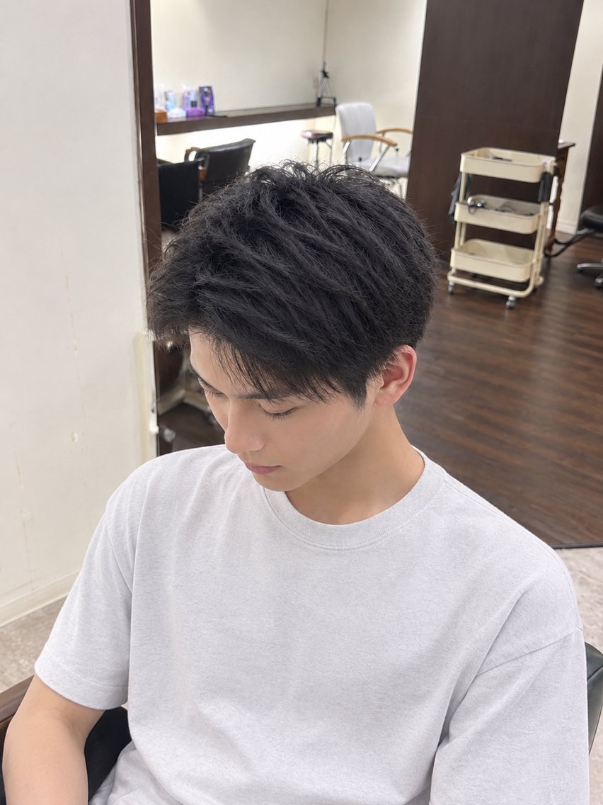 ショート メンズ カット 🐣なな メンズ カットモデル募集中のヘアスタイル