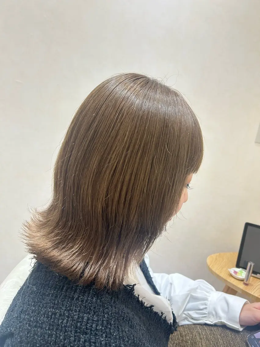 ミディアム Yamamoto 半個室美容室zinaのヘアスタイル