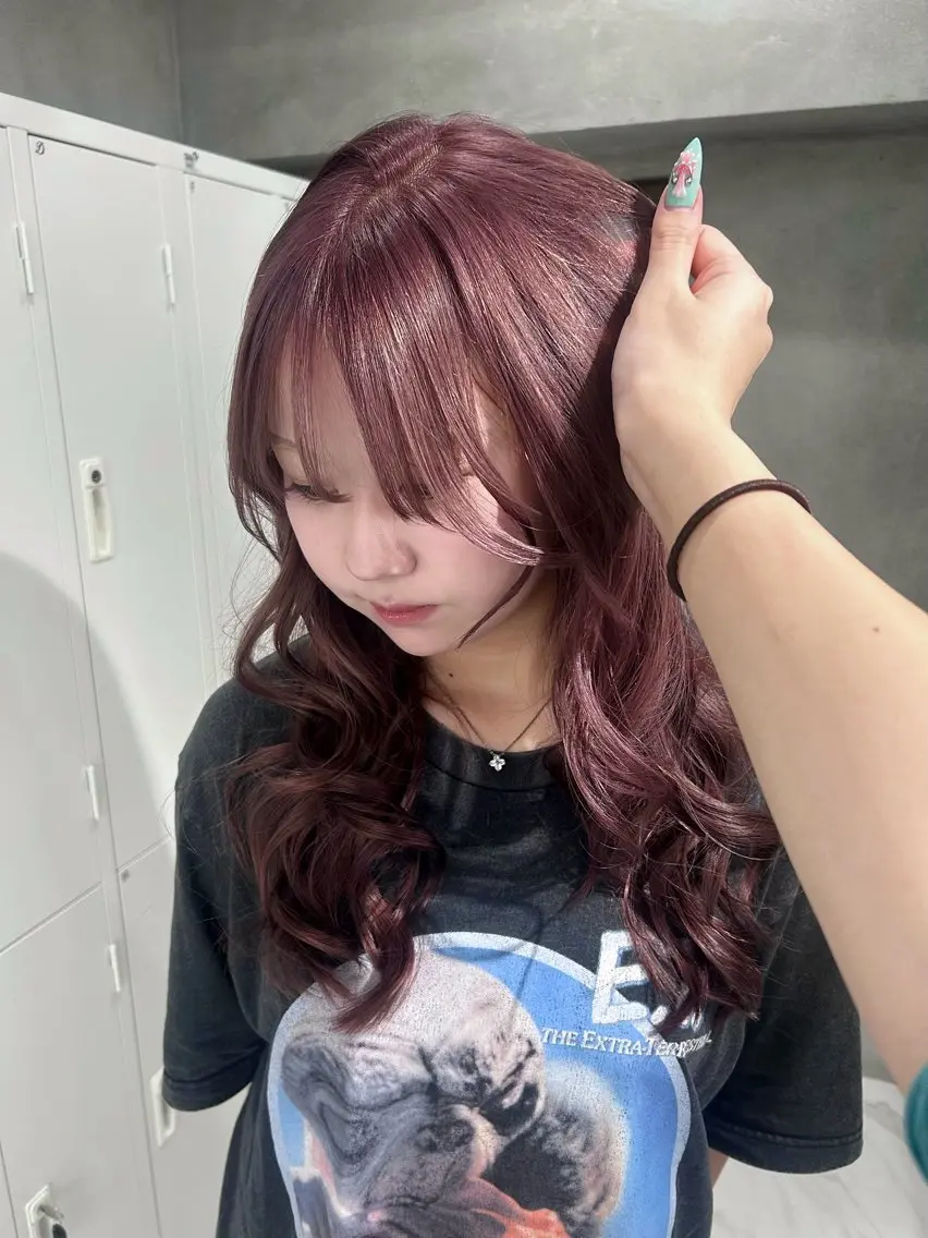 カラー ヘアカラー ️🧬akari🧬 ハイトーン/レイヤーのヘアスタイル