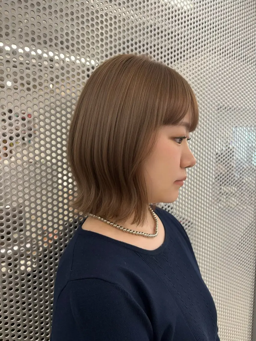 ショート ヘアカラー トリートメント NAMI/似合わせ/ ハイトーン/レイヤーのヘアスタイル