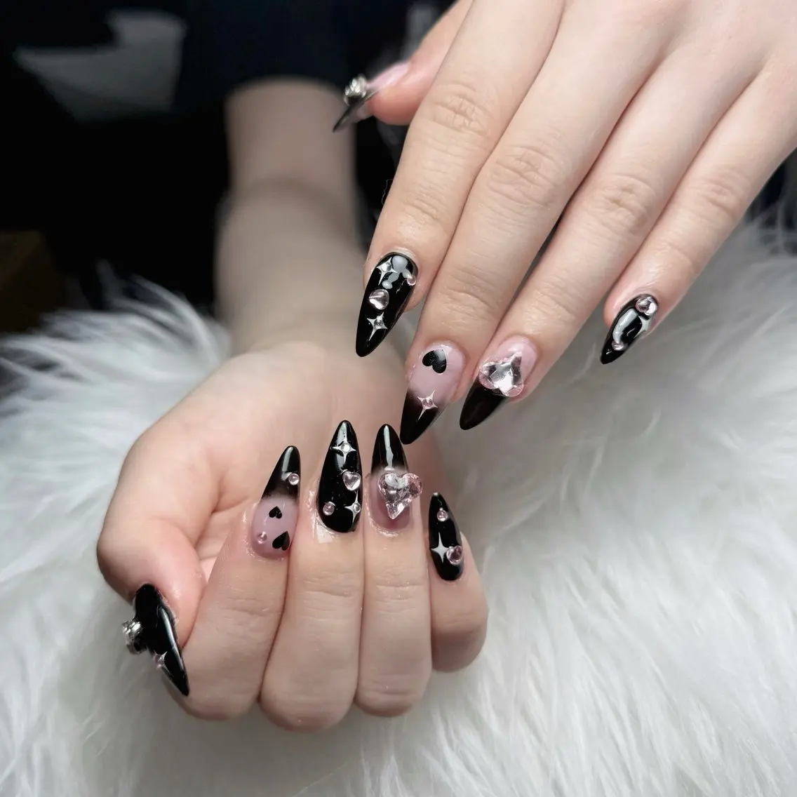 ネイル アートネイル フレンチネイル ジェルネイル 韓国ネイル マグネットネイル ハンドネイル Lenie Nail Okuboのネイルデザイン