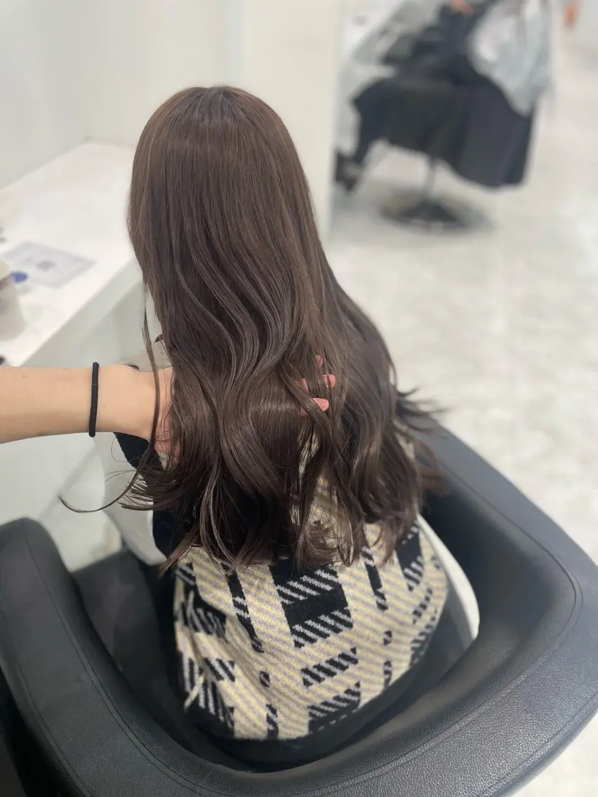 ロング カラー ヘアカラー トリートメント ヘッドスパ 🌿透明感赤み消し Keishin🌿のヘアスタイル