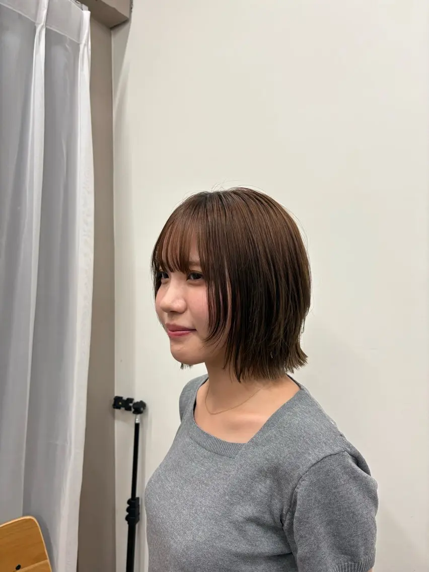 ミディアム 顔周りカット レイヤーカット Koya ショート/ボブのヘアスタイル