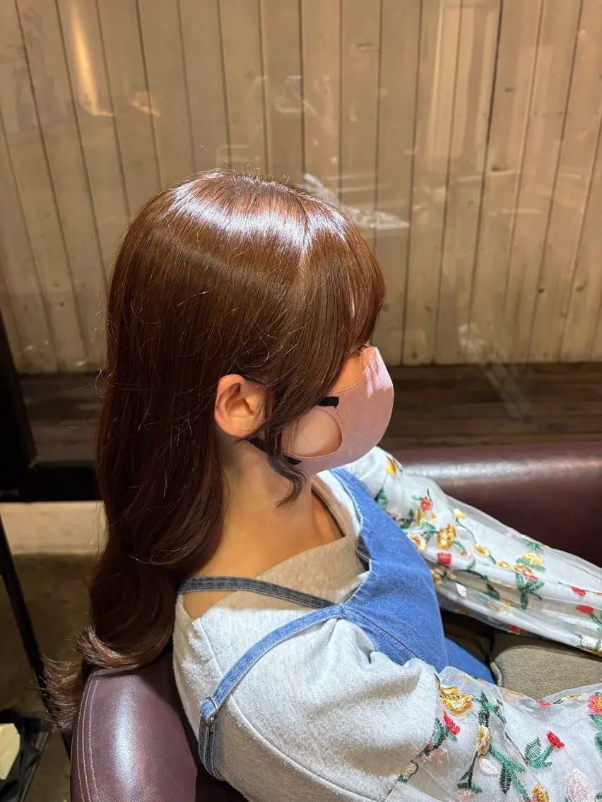 ロング レイヤー/似合わせ カラー 大川 結羽のヘアスタイル