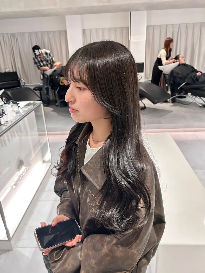 ロング カラー 🪞透け感&韓国ヘア 🪞honokaのヘアスタイル