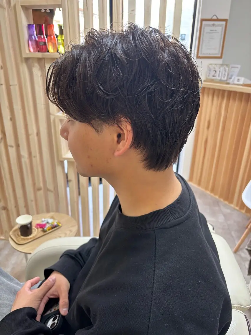 カラー パーマ メンズ カット ヘアカラー パーマ akane/大和田 駅/ Garanceのヘアスタイル