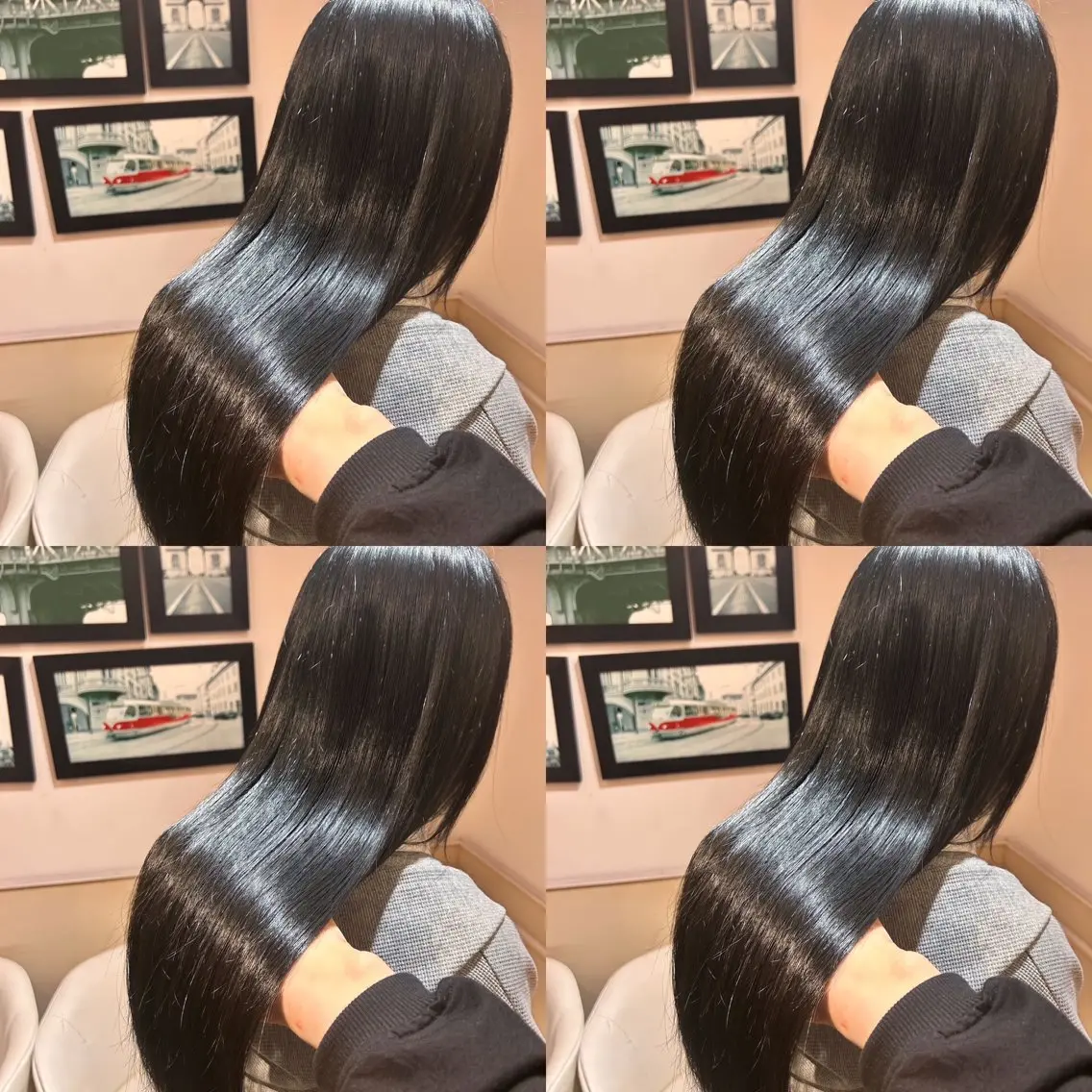 ロング カラー 黒髪 髪質改善 店長✨髪質改善✖️ 透明感カラー／純大のヘアスタイル