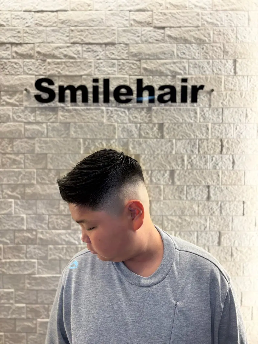 ショート メンズ フェードカット カット フェードとパーマ特化 小池 魔裟斗のヘアスタイル