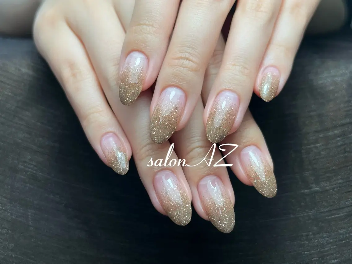 ネイル アートネイル 長さ出し フットネイル フレンチネイル ジェルネイル salon AZのネイルデザイン