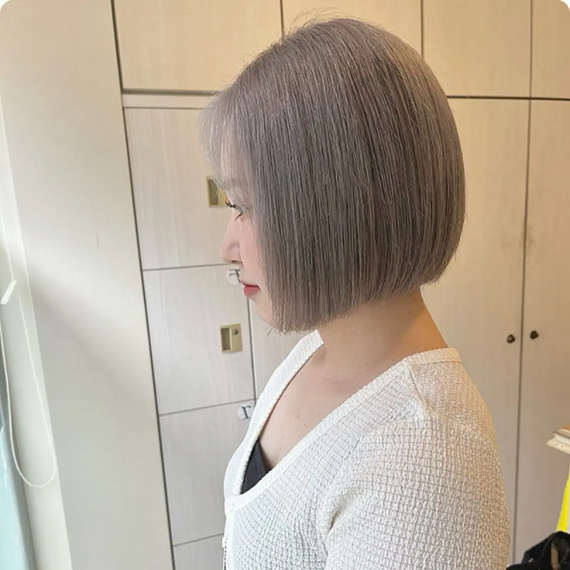 カラー rio/ボブ /ブリーチカラー🫧のヘアスタイル