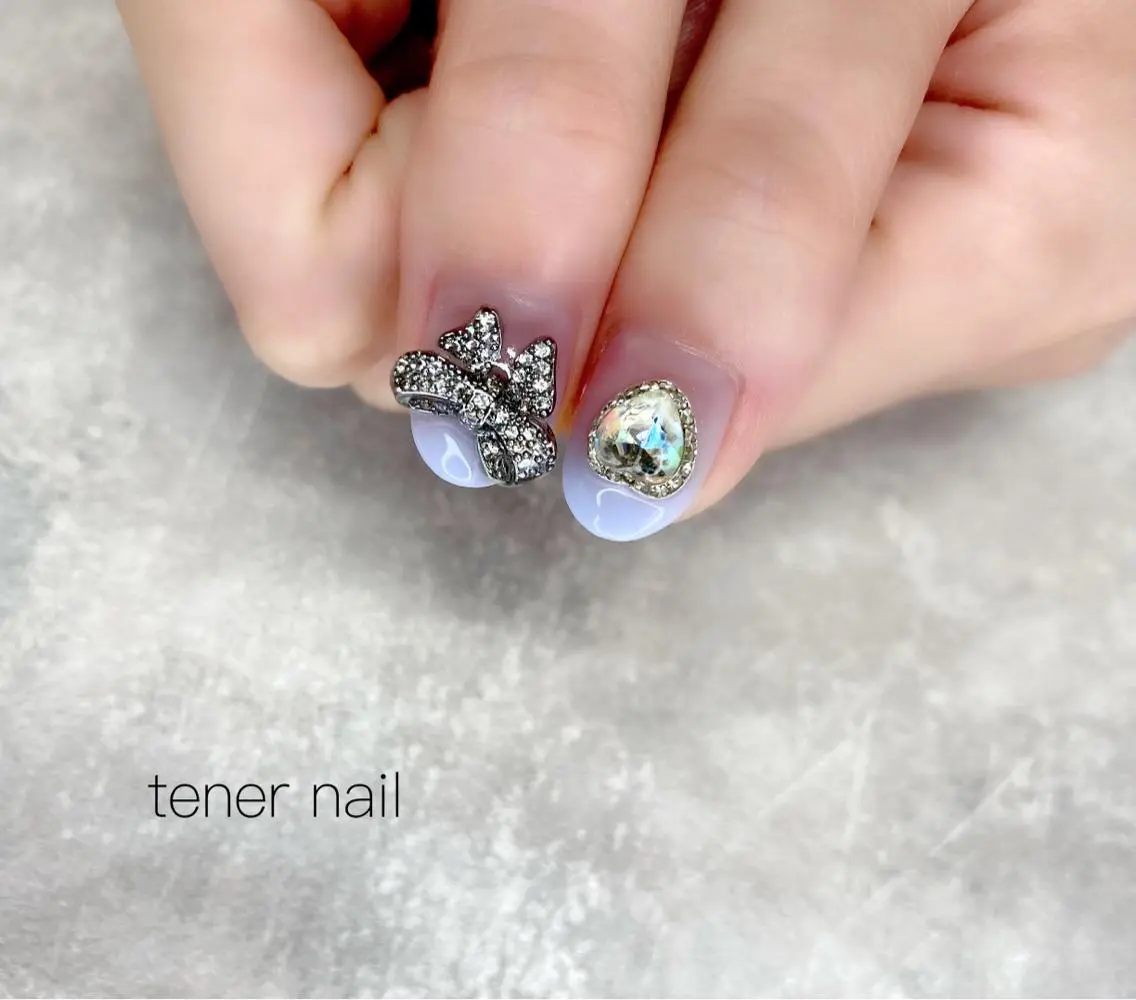 ネイル ハート リボン テネルネイル tener nailのネイルデザイン