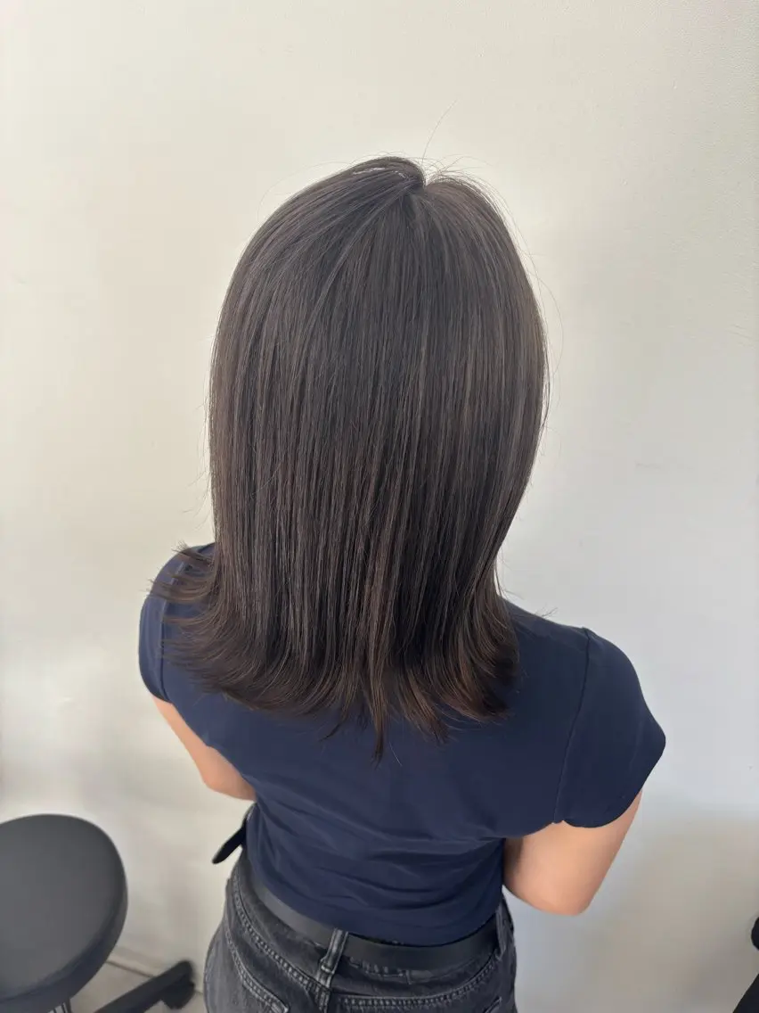 ミディアム ヘアカラー yuzuki 【北谷】のヘアスタイル