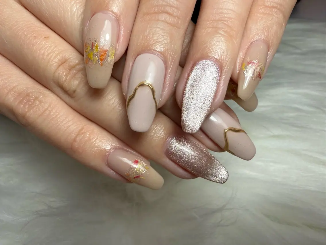 セミロング shandy nailのネイルデザイン