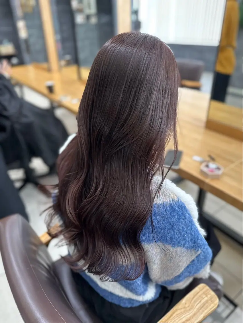 ロング カット 縮毛矯正 レイヤー職人・ 似合せ美容師そうまのヘアスタイル